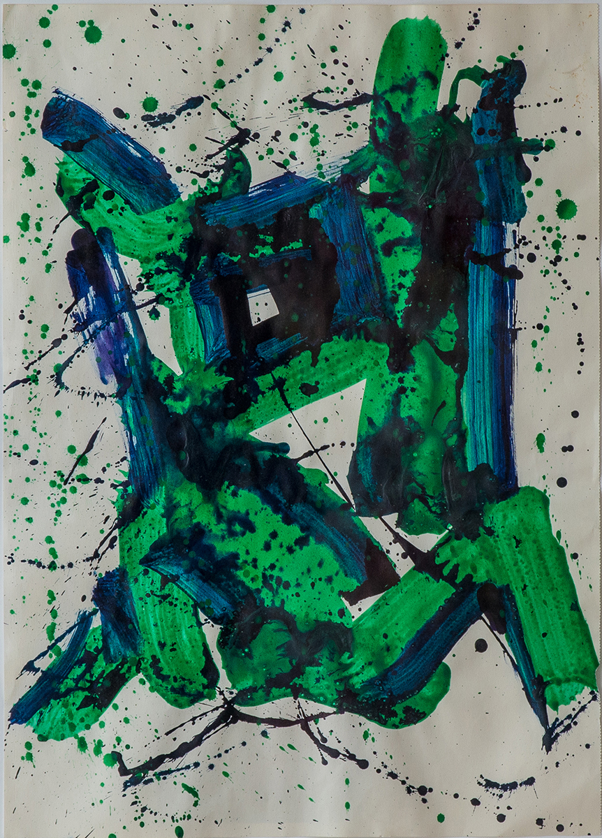 Untitled, 1978, Mixed technique on canvas, 49.6x35.5 cm