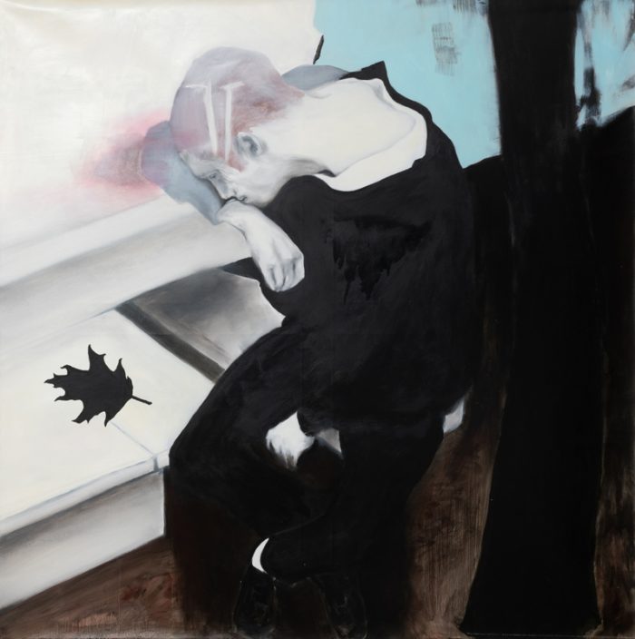 Black Trees, oil on canvas, 150 X 150 cm, 2019