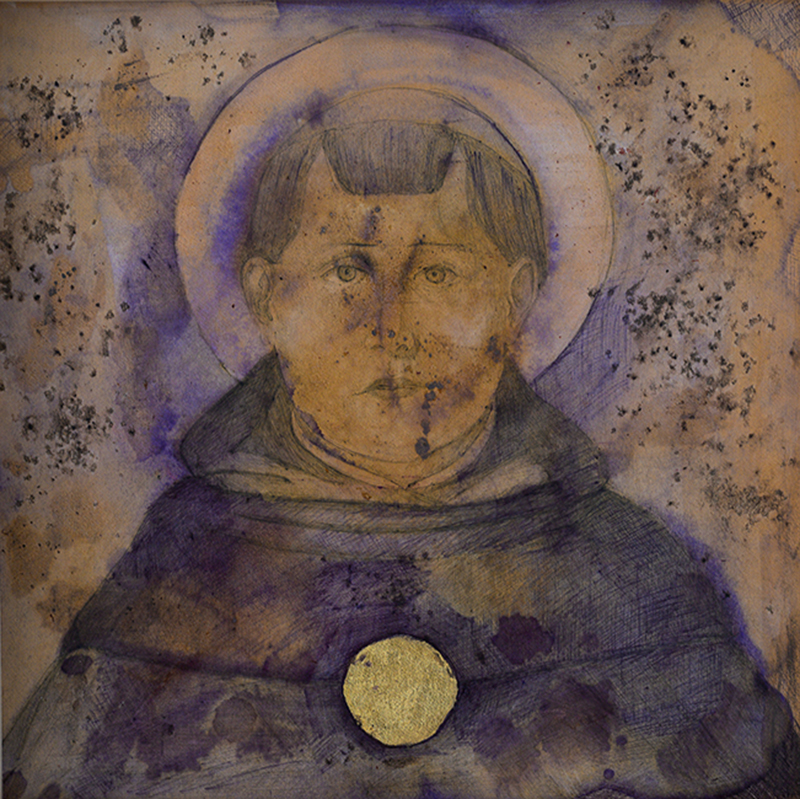 Portrait of Saint Tommaso d’Aquino (after Benozzo Gozzoli)